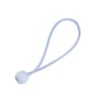 Elastiek met balletje bungee ball wit 25cm