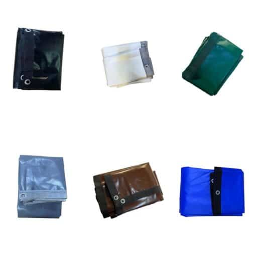 Waterdicht PVC 600gr afdekzeil op maat gemaakt - Afbeelding 2