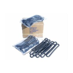 Spanrubbers zwart 20cm 10 st.