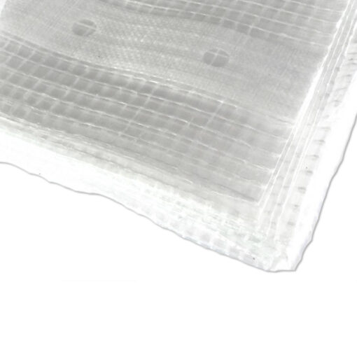 Gewapend transparant afdekzeil 6x8m 240gr/m² - Afbeelding 4