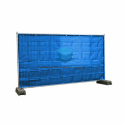 Blauw winddoorlatend bouwhekdoek 176x341cm 150gr