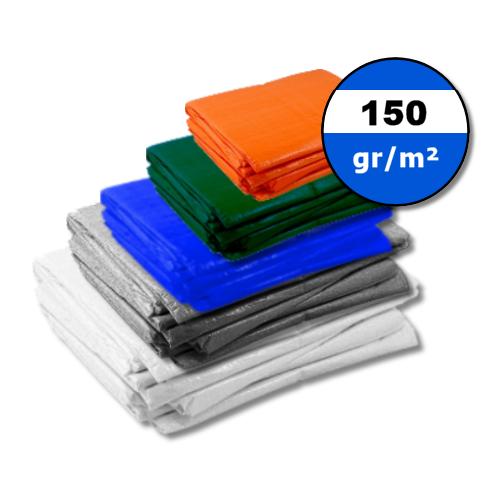 Dekzeil 150gr | Wit | Grijs | Blauw | Groen | Oranje