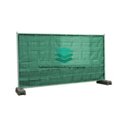 Groen winddoorlatend bouwhekdoek 176x341cm 150gr