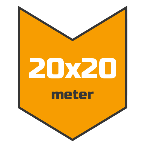 20x20m afdekzeil | Afdekproducten.nl