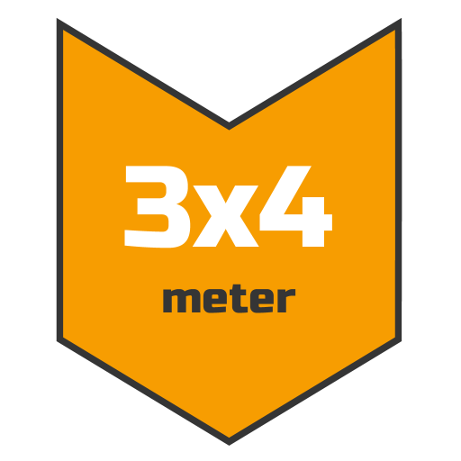 3x4m afdekzeil | Afdekproducten.nl
