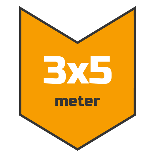 3x5m afdekzeil | Afdekproducten.nl