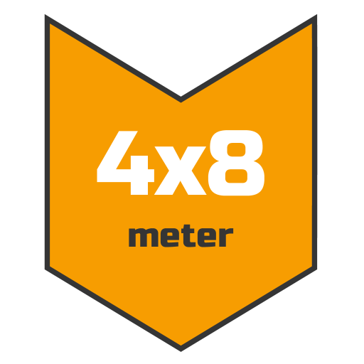 4x8m afdekzeil | Afdekproducten.nl