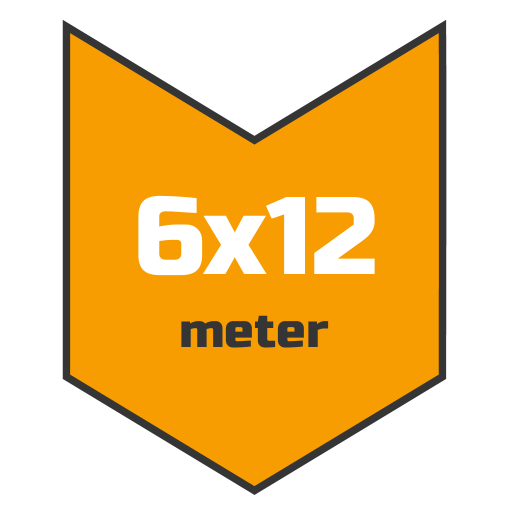 6x12m afdekzeil | Afdekproducten.nl