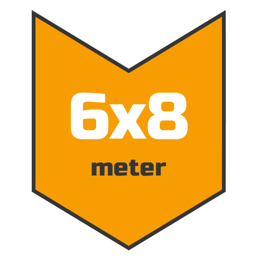 6x8m afdekzeil | Afdekproducten.nl