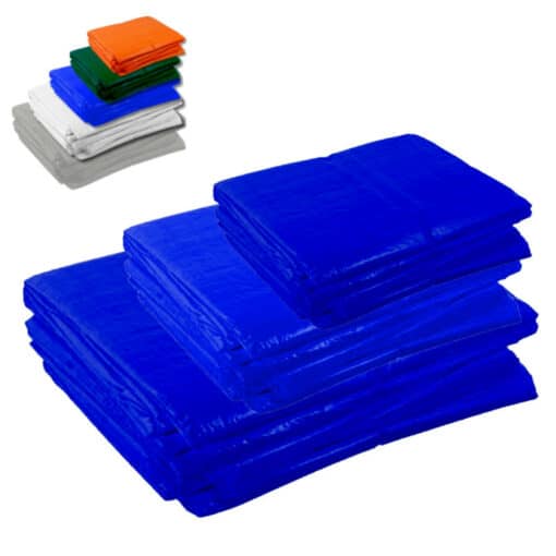 Blauw afdekzeil 250gr | Afdekproducten.nl