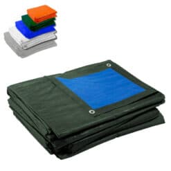 Blauw groen afdekzeil 180gr | Afdekproducten.nl