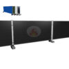 Zwart bouwhekzeil 176x341cm 150gr Brandvertragend