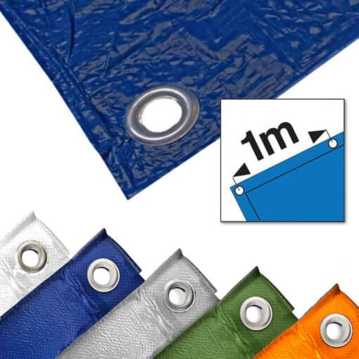 Blauw afdekzeil 100/150/250gr/m² tegen de laagste prijs!