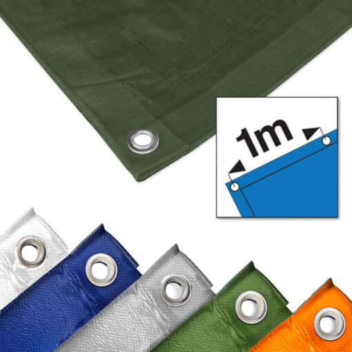 Groen afdekzeil 100/150/180/250gr/m² tegen de laagste prijs!