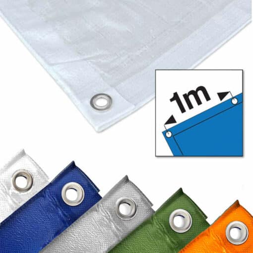 Wit afdekzeil 100/150/250gr/m² tegen de laagste prijs!