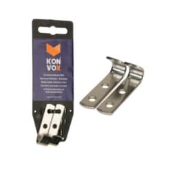 Carrosseriehaak touwhaak RVS set 2 stuks