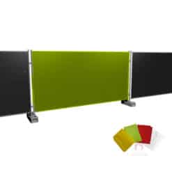 Groen bouwhekzeil 176x341cm 200gr NVO Brandvertragend