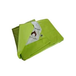 Lime groen bouwhekzeil 200gr NVO Brandvertragend