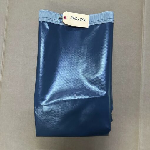 Grijs 600gr PVC zeil 240x350cm