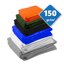 Afdekzeilen 150gr/m²