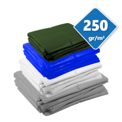 Afdekzeilen 250gr/m²