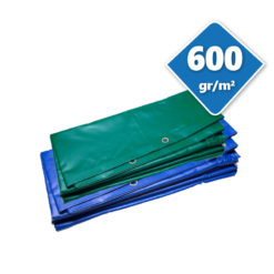 PVC Afdekzeilen 600gr/m²