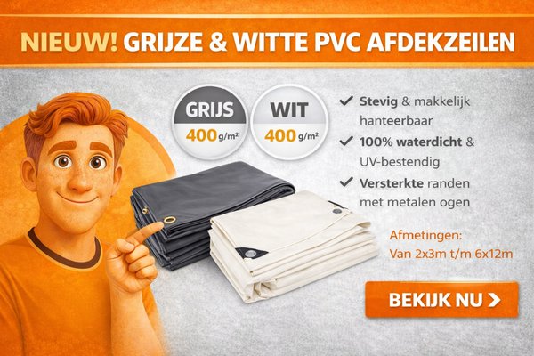 PVC afdekzeilen 400gr
