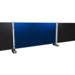 Bouwhekzeilen, bouwhekdoek, bouwhekzeil, 1.76x3.41m, kleur blauw