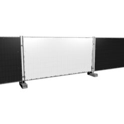 Bouwhekzeilen, bouwhekdoek, bouwhekzeil, 1.76x3.41m, kleur wit